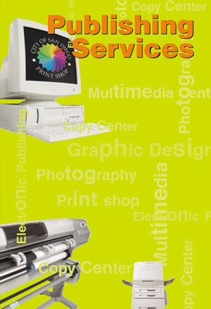 Publishing Service Brochure Cover